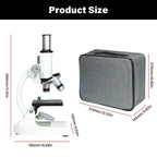 Monocular Compound Microscope 64X–2400X for Kids & Students Compound Microscope Richie's