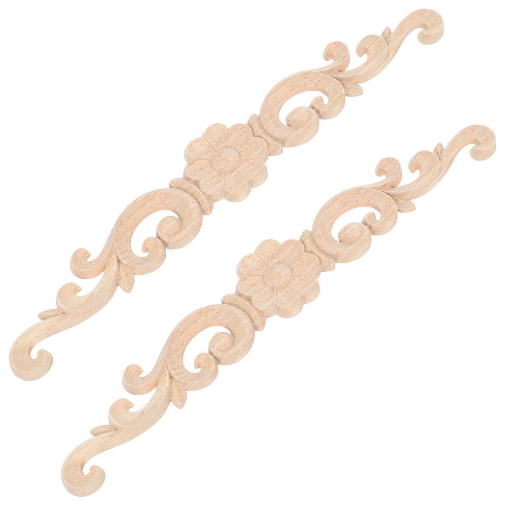 Carved Wood Corner Onlay Applique Set – Furniture Cabinet Décor Wood Applique Onlay Richie's