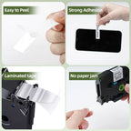 Brother P-Touch TZe Compatible Laminated Label Tape 6–24mm Label Maker Tape Richie's