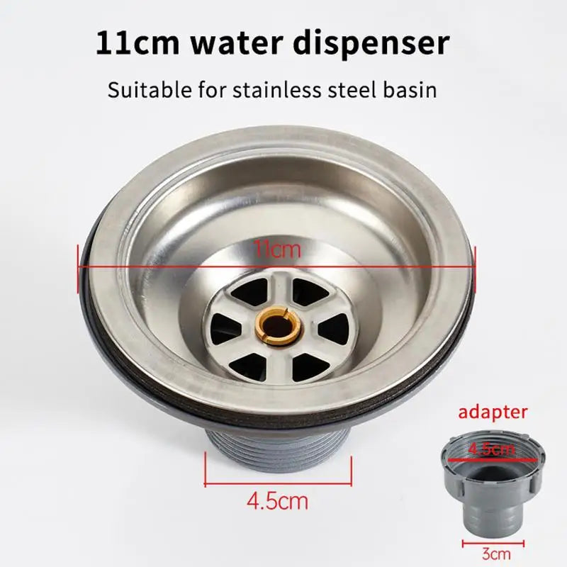 Stainless Steel Sink Drain Strainer Set – Anti-Clog & Leak-Proof Sink Drain Strainer Richie's A
