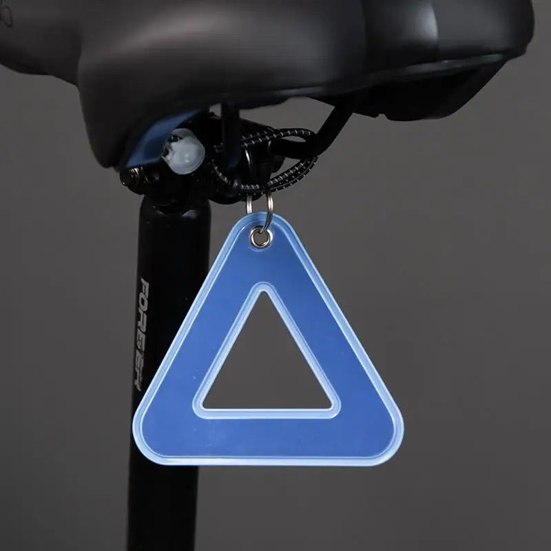 Reflective Triangle Safety Tag with Steel Ring – Bike & Outdoor Bicycle Safety Reflector Richie's