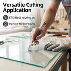 TC-90 Self-Oiling Glass & Tile Cutter – 3–12mm Tungsten Glass Cutter Tool Richie's