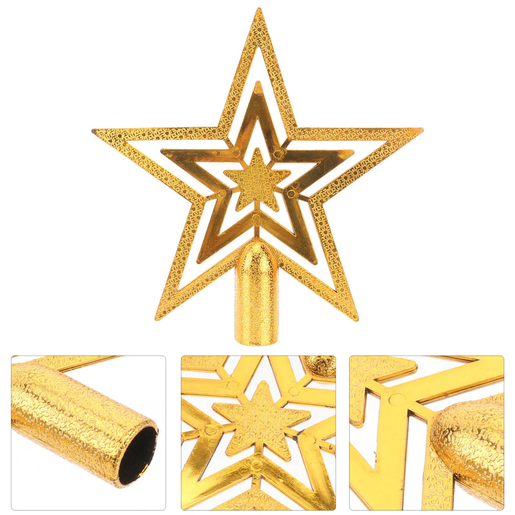 15cm Gold Star Christmas Tree Topper – Fade-Resistant PVC Christmas Tree Topper Richie's other