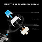 150/50Pcs 3-Pin RGB Mechanical Keyboard Switches + Puller Tools Keyboard Switch Set Richie's