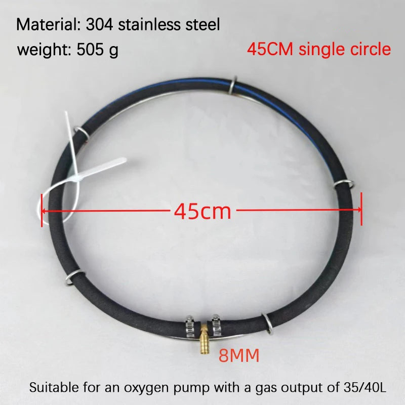 Nano Aeration Disc 304 Stainless Steel Koi Fish Pond Oxygen Plate Pond Aeration Disc Richie's A4