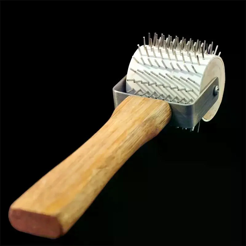Wood Handle Honey Uncapping Roller – Beekeeping Needle Tool Beekeeping Uncapping Tool Richie's
