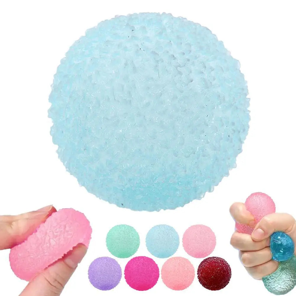 Textured Sensory Fidget Ball – Soft Memory Gel Squeeze Toy Sensory Fidget Toy Richie's Blue