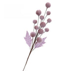 Velvet Christmas Ball Branches Multicolor DIY Xmas Centerpiece Christmas Decoration Richie's Rose Gold
