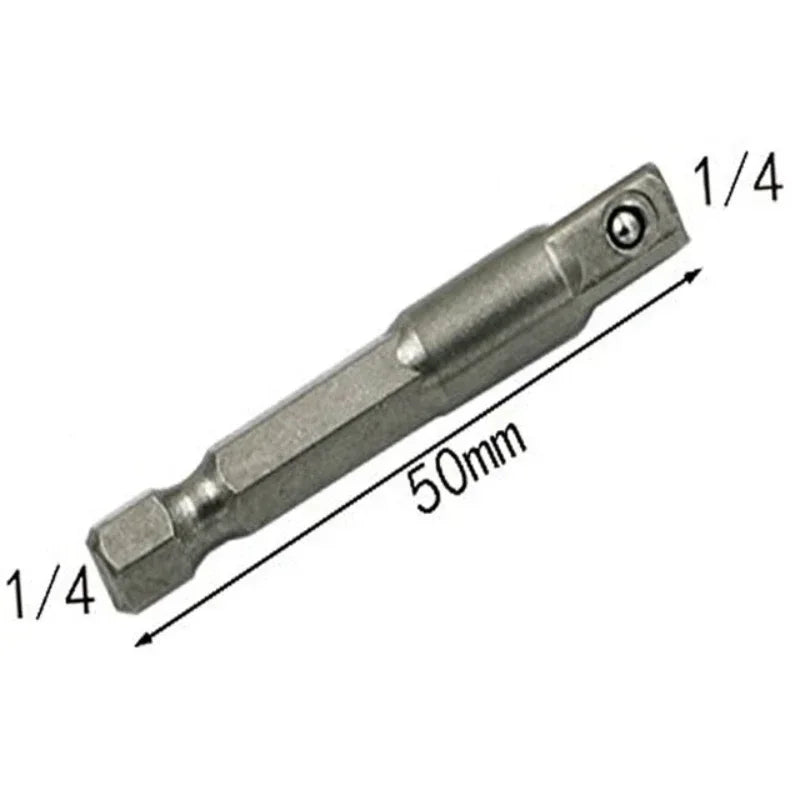Chrome Vanadium Socket Adapter Set – Hex Shank 1/4" 3/8" 1/2" Socket Adapter Set Richie's small