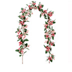 DIY Pink Berry Christmas Wreath – Artificial Garland Vine Artificial Wreath Garland Richie's A1