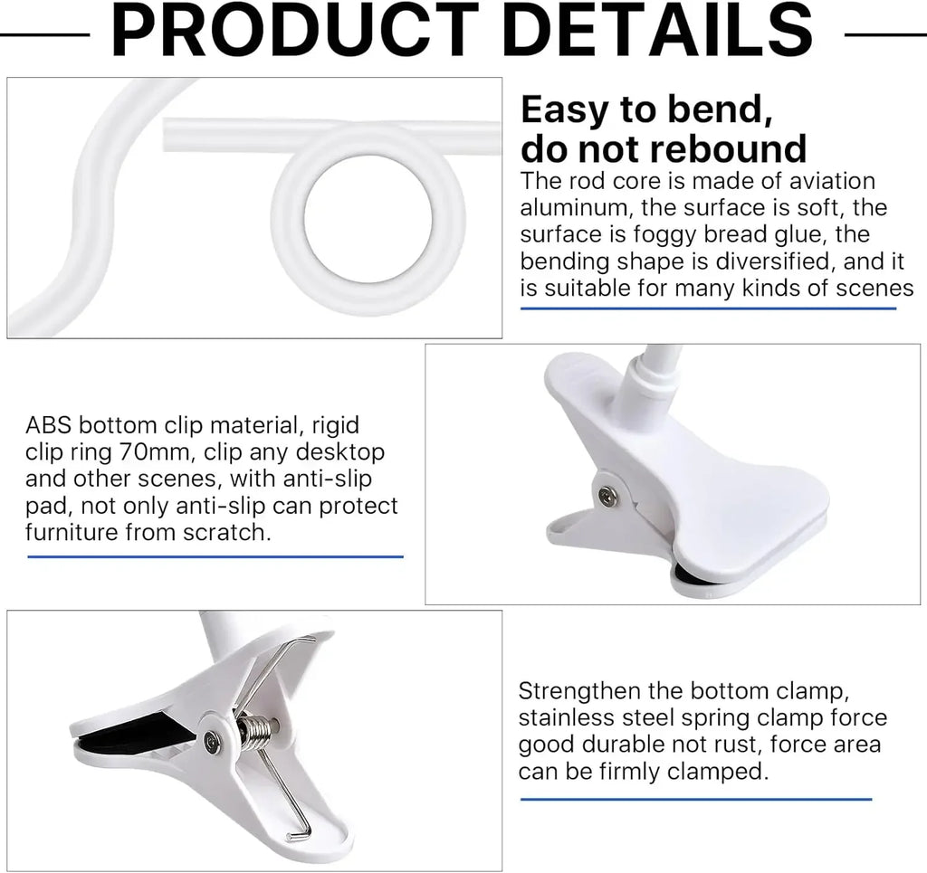 Flexible Camera Clamp Mount – Webcam & Baby Monitor Stand Camera Clamp Mount Richie's