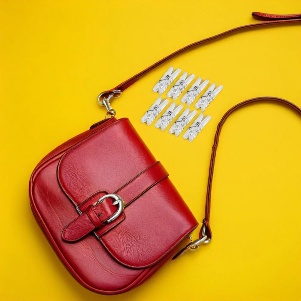 100Pcs Mini Transparent Spring Clips – Photos, Bags & Clothesline Mini Spring Clips Richie's