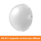 AK-R11 Magnetic Dome Diffuser for V1 S-R2 Round Flash Head Flash Dome Diffuser Richie's