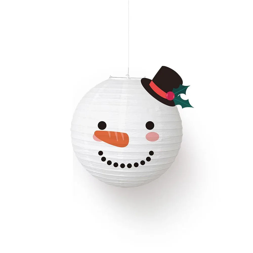 Cartoon Christmas Hanging Lanterns – Deer, Penguin & Santa Christmas Hanging Lantern Richie's Snowman