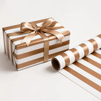 Metallic Striped Gift Wrapping Paper Roll – Silver & Gold Gift Wrapping Paper Richie's