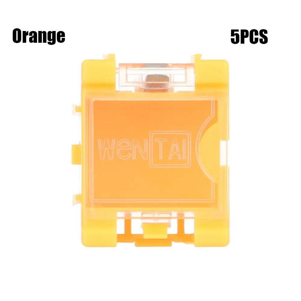 Stackable SMT SMD Component Storage Box – Small Parts Organizer Small Parts Organizer Richie's orange-5pcs