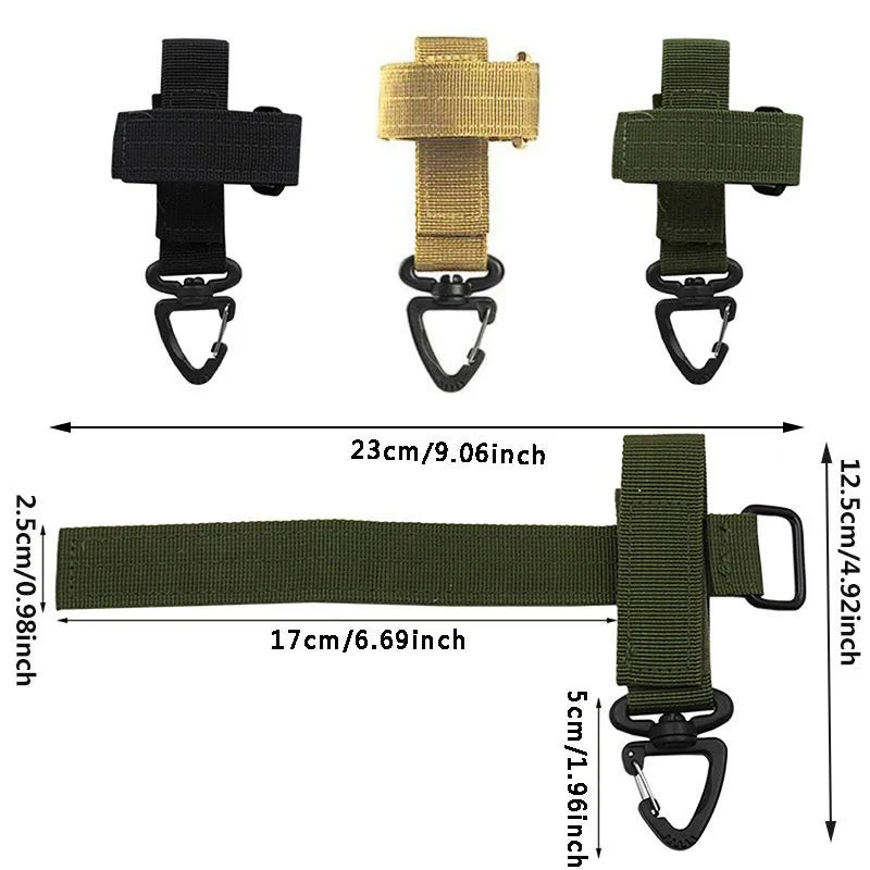 Tactical Glove Hanging Buckle Hook – Outdoor Camping Clip Tactical Gear Clip Richie's