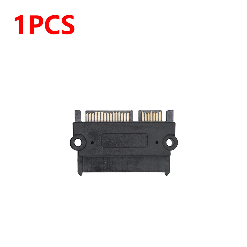 SATA 22-Pin Male to Female Power Data Adapter Converter SATA Cable Adapter Richie's 1 PCS