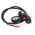 Motorcycle 7/8" Handlebar Switch – Horn, Turn Signals & Lights Handlebar Switch Richie's Black