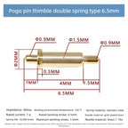 DIP SMD Double Spring PCB Pogo Pin Connectors 20/50/100 Pcs PCB Pogo Pin Connector Richie's