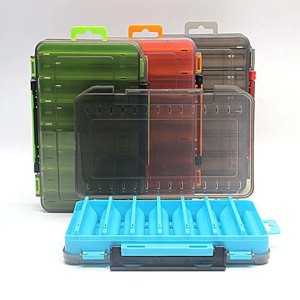 Double Sided Fishing Tackle Box – Lure & Bait Organizer Case Fishing Tackle Box Richie's