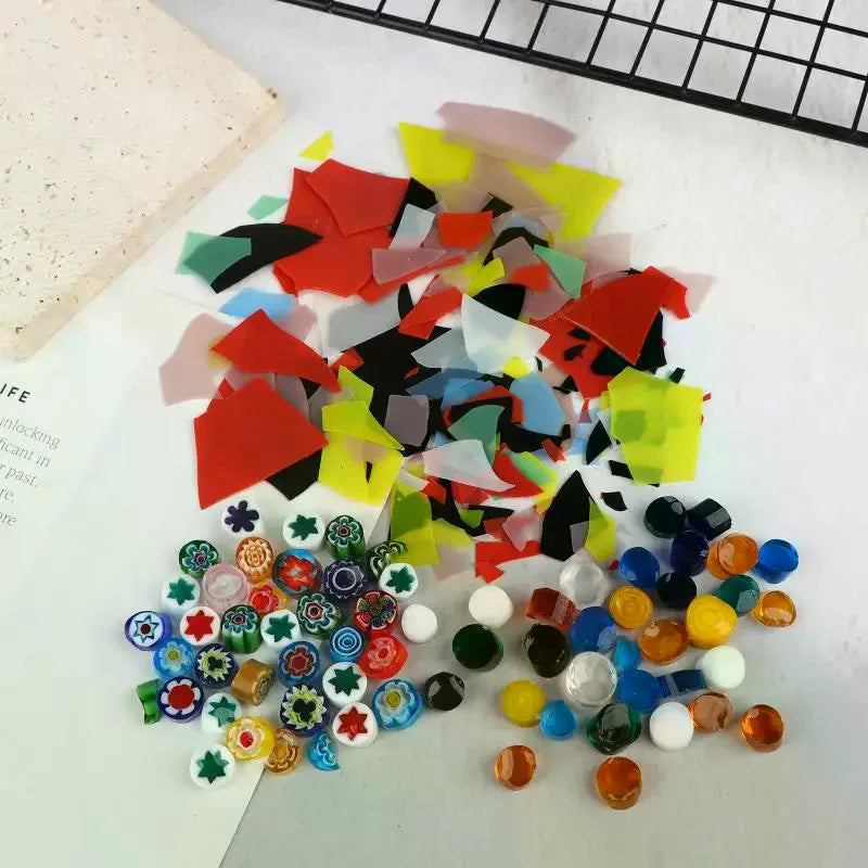 28g Opal Confetti Glass for DIY Jewelry & Fused Glass Art Jewelry Making Glass Richie's