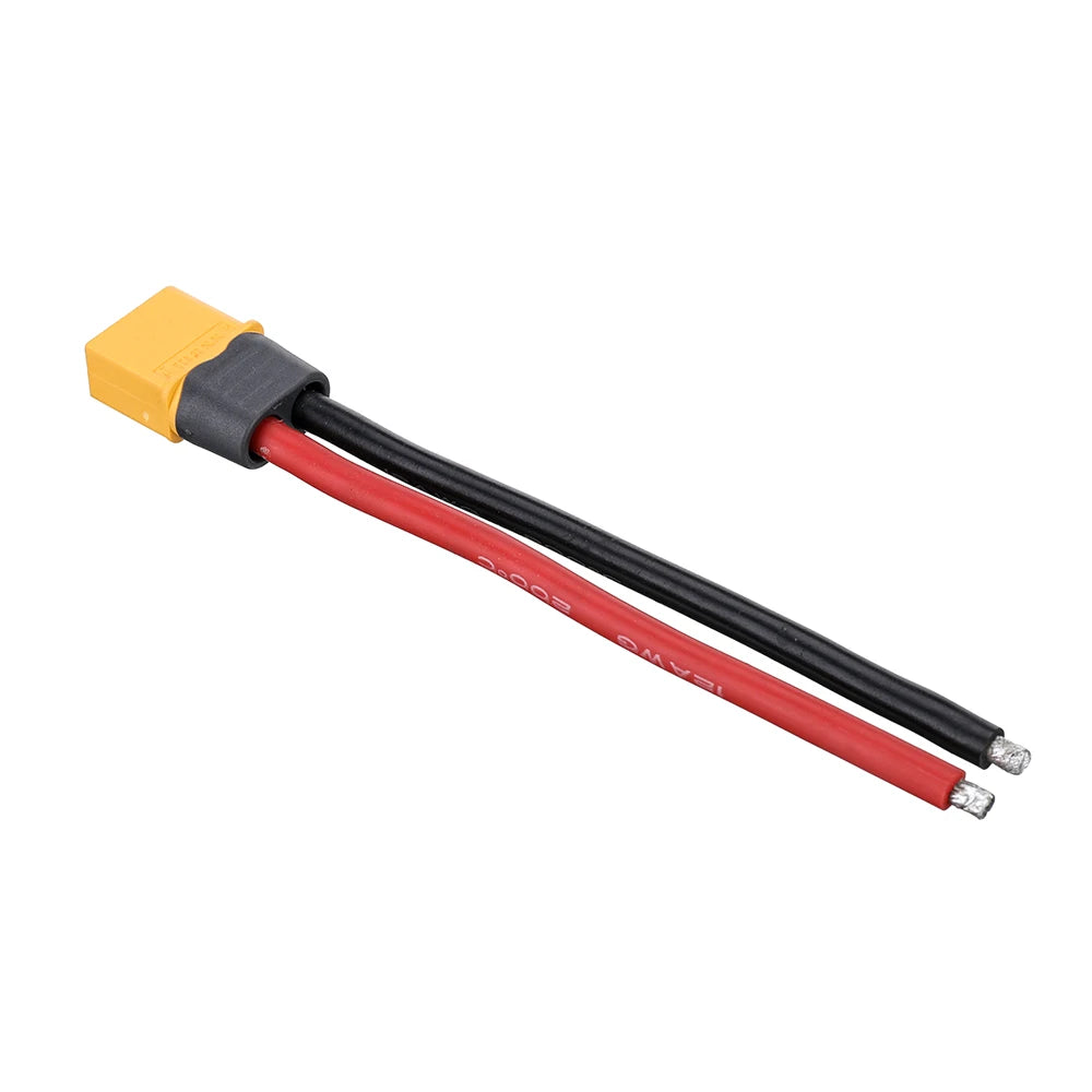 XT60 Male Female Plug Connector 12AWG Silicone Cable 10–30cm RC Power Connector Cable Richie's