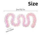 2M Pink Tinsel Garland – Sparkling Christmas & Party Decor Christmas Garland Richie's