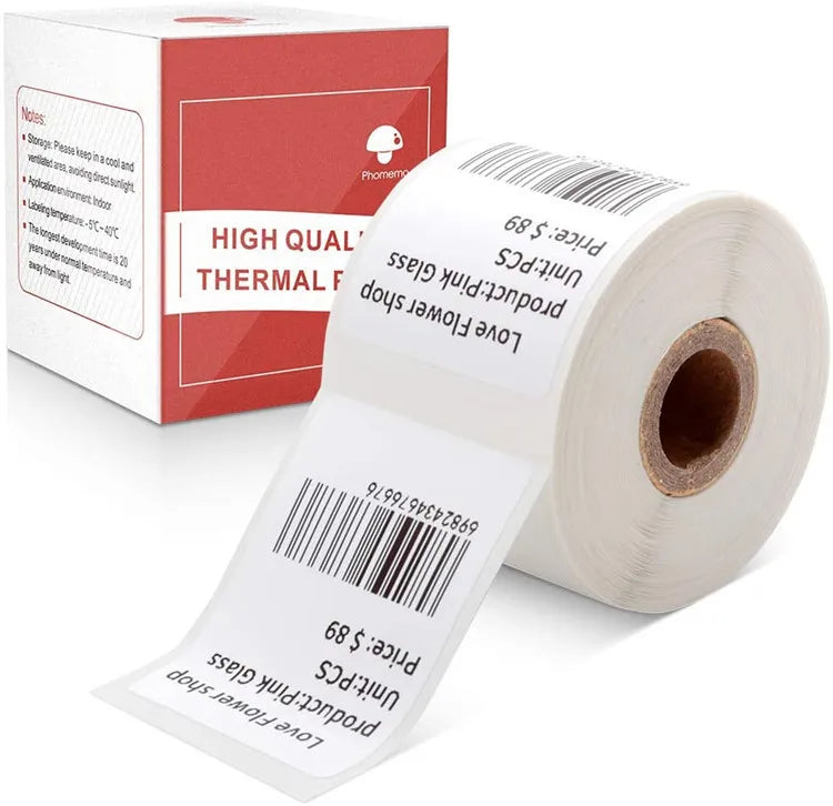 Phomemo M110/M200 Self-Adhesive Thermal Labels Roll 20–50mm Thermal Label Roll Richie's 30x40mm