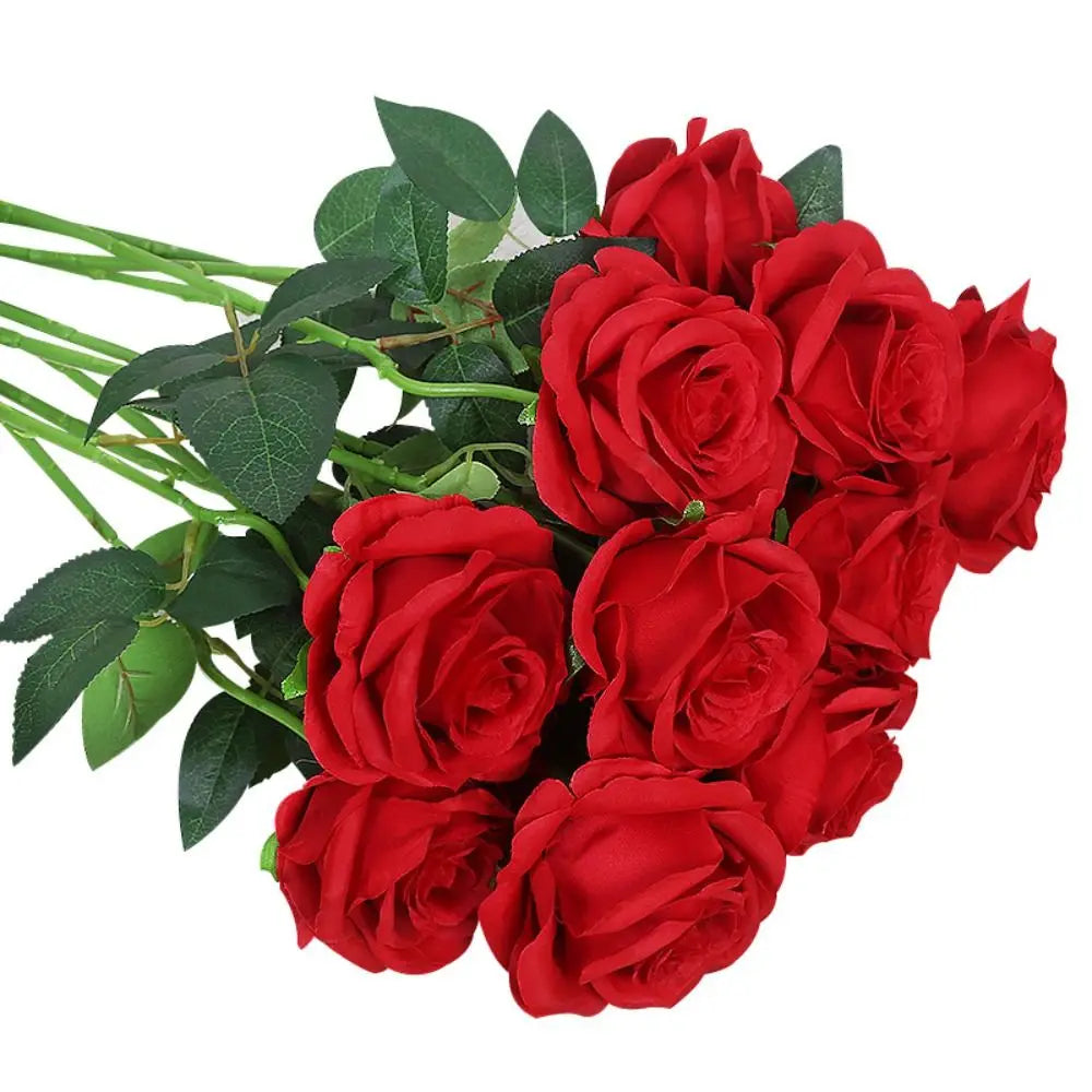 Vintage Silk Rose Artificial Flower – 5 Colors, 50cm Stem Artificial Silk Flower Richie's