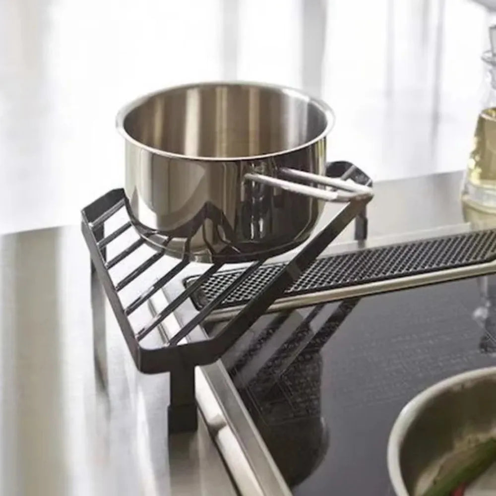 Metal Iron Triangular Corner Kitchen Shelf | Storage Rack Kitchen Storage Rack Richie's