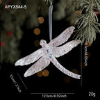 Glitter Pink Christmas Ornaments – Angel, Snowflake & Bell Christmas Ornament Richie's E