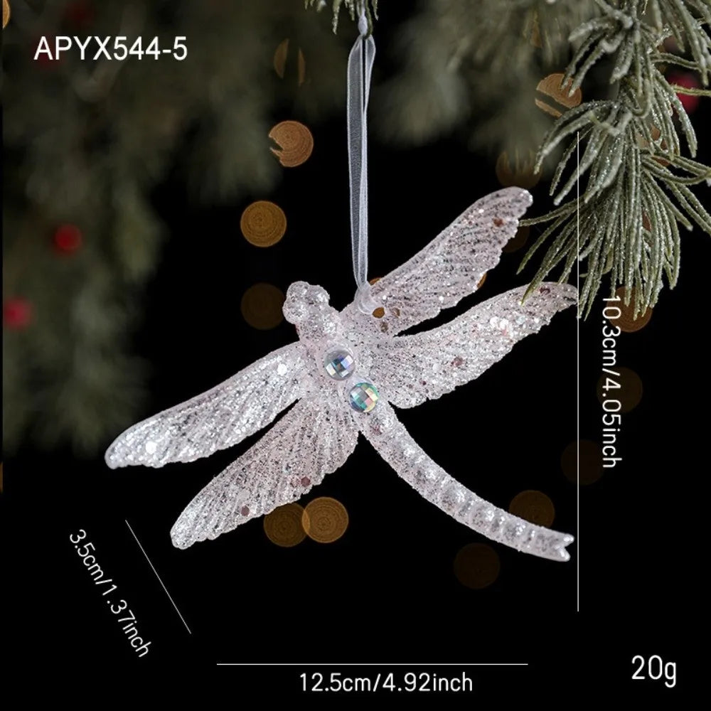 Glitter Pink Christmas Ornaments – Angel, Snowflake & Bell Christmas Ornament Richie's E