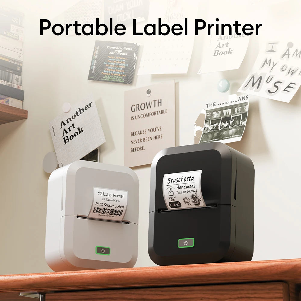 Marklife X2 Mini Bluetooth Thermal Label Printer – Inkless Thermal Label Printer Richie's