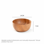 Japanese Handmade Wooden Bowls – Soup, Salad & Rice Bowls Wooden Serving Bowl Richie's 14-bowl