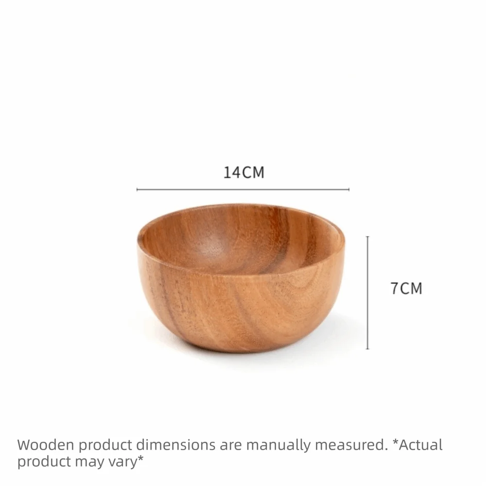 Japanese Handmade Wooden Bowls – Soup, Salad & Rice Bowls Wooden Serving Bowl Richie's 14-bowl
