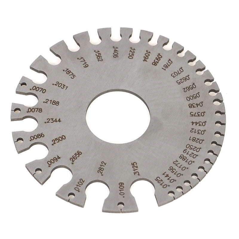Metal Round Wire Gauge Diameter Measuring Instrument Wire Gauge Tool Richie's