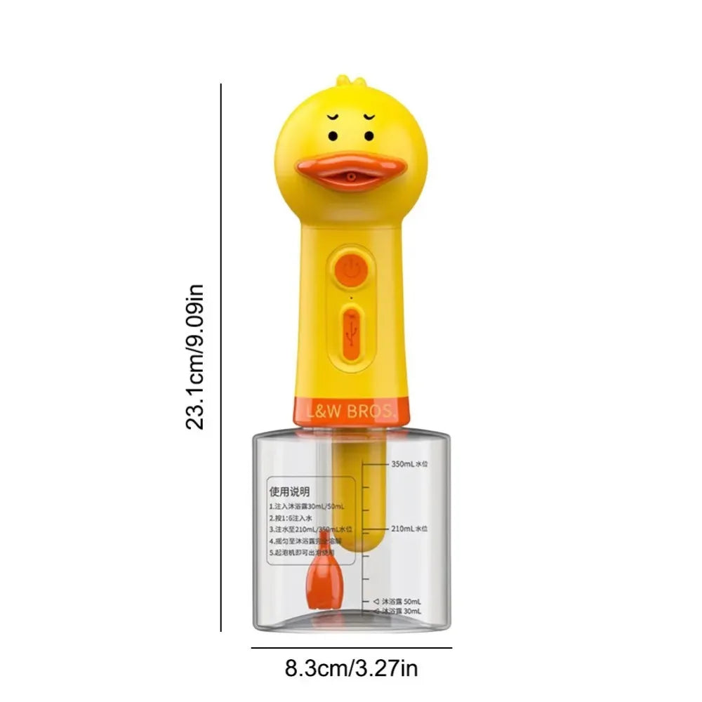 Duck Electric Pet Foam Bathing Machine – USB-C Rechargeable Pet Foam Dispenser Richie's