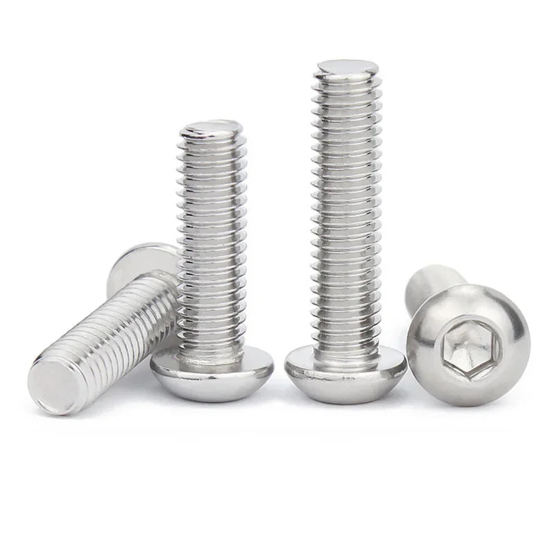 304 Stainless Steel UNC Pan Head Hex Socket Screws | Allen Bolts Hex Socket Screws Richie's