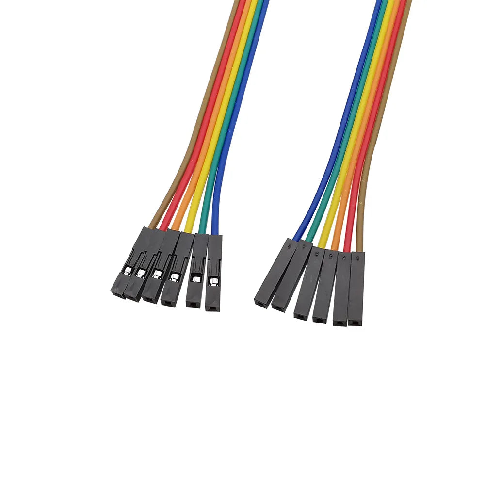 6-Pin Logic Analyzer Hook Clip Probe Jumper Wire Set 20/30cm Logic Analyzer Probe Richie's
