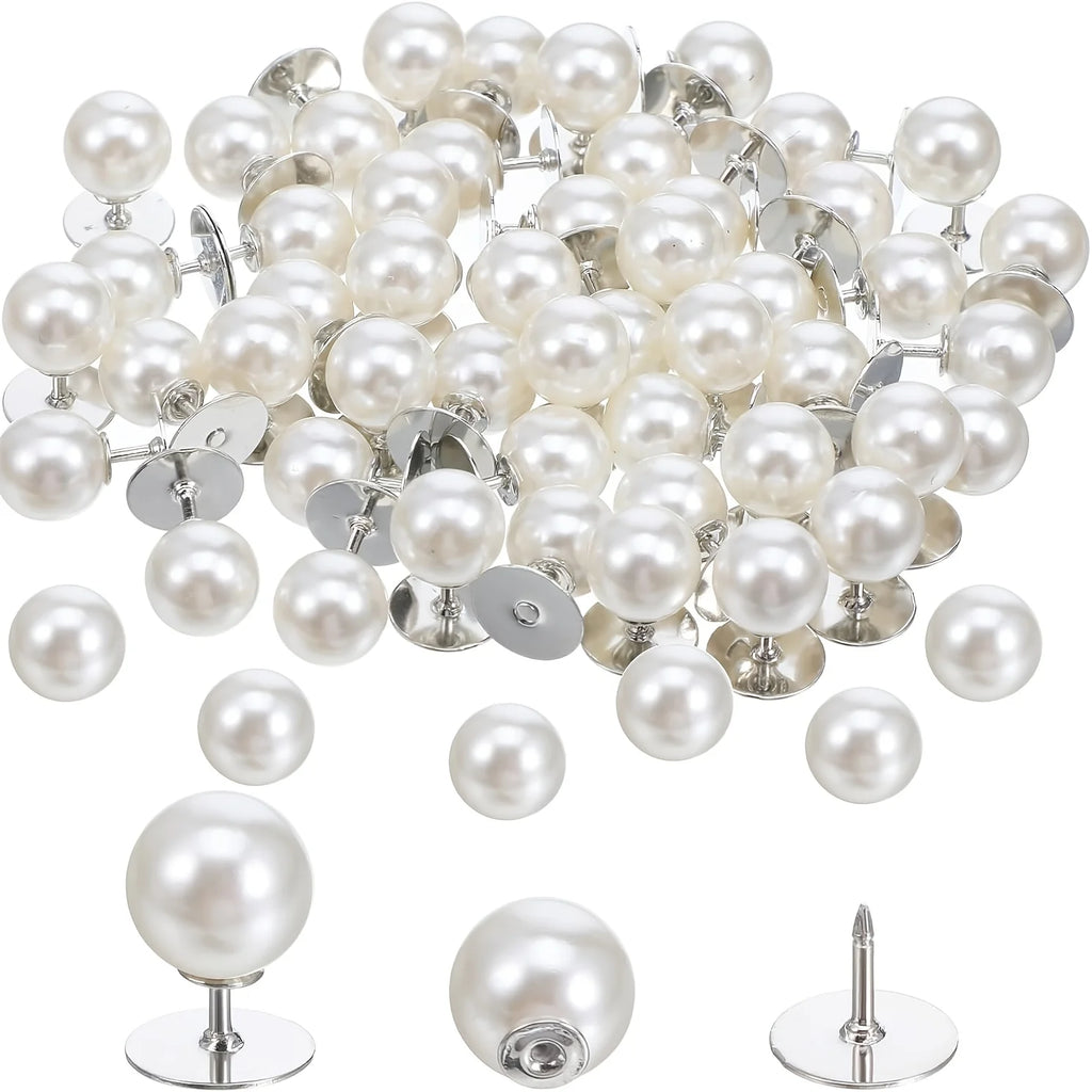 Imitation Pearl Snap Buttons No-Sew Detachable 10/20/30 Pcs Sewing Buttons Richie's
