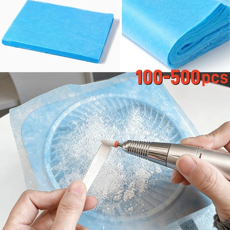 Disposable Nail Dust Collector Filter Paper 100–500 Pcs Nail Dust Filter Richie's