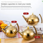 Stainless Steel Teapot Kettle 1L–2L with Filter | Gas & Induction Stovetop Tea Kettle Richie's