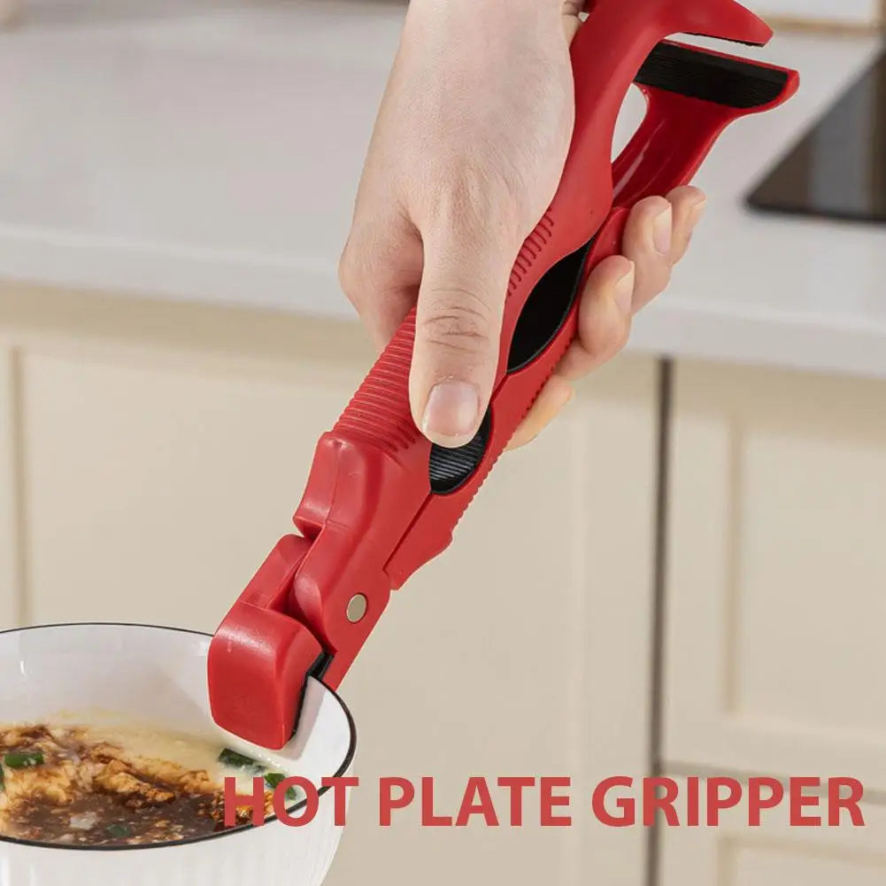 2-Pack Silicone Plate Gripper Clips – Heat-Safe Dish Tong Clamps Kitchen Gripper Clips Richie's