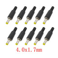 10Pcs DC Power Male Plug 4.0x1.7mm Solder Wire Connector DIY DC Power Connector Richie's Default Title