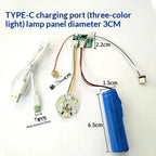 LED Light Panel Dimming Controller with Remote & Touch Switch LED Light Controller Richie's 3W tricolor light