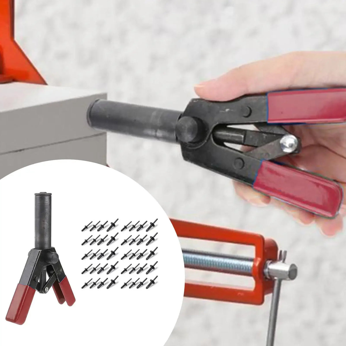 Plastic Rivet Gun Set with 40 POM Rivets – Auto Trim Tool Rivet Gun Set Richie's