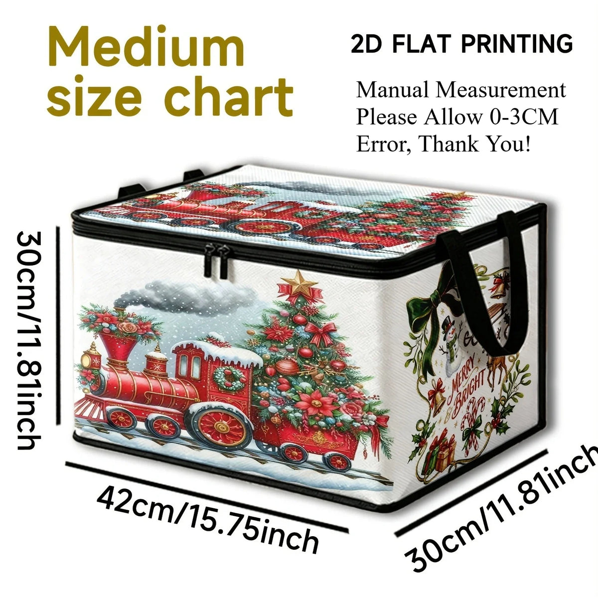Large Foldable Christmas Storage Box – Under-Bed Organizer Foldable Storage Box Richie's M 1 Piece