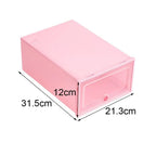 Transparent Stackable Shoe Box PP Drawer Organizer Dustproof Shoe Storage Box Richie's