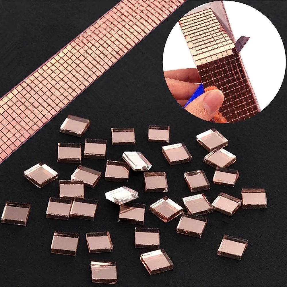 Self-Adhesive Disco Ball Mirror Mosaic Tile Sticker Roll Mirror Mosaic Sticker Richie's